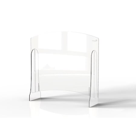 Rosseto Serving Solutions Avant Guarde Shield + Serve 36" Wide Double Level Sneeze Guard with Adjustable Pass Through, 1 EA AG022